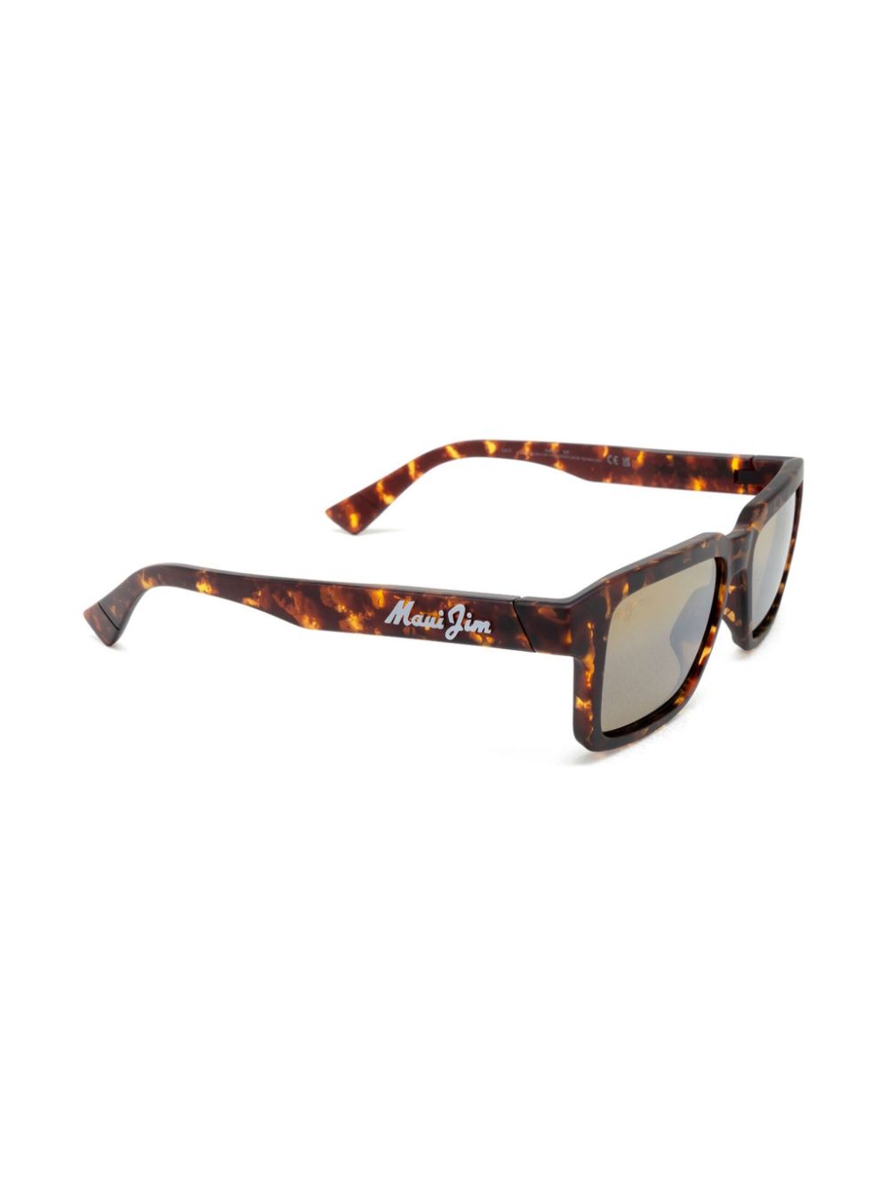 Shop Maui Jim Square-frame Sunglasses In Braun