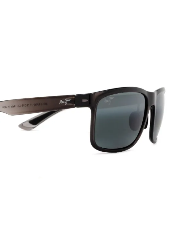 Maui Jim Huelo square-frame Sunglasses | Grey | FARFETCH display picture 1