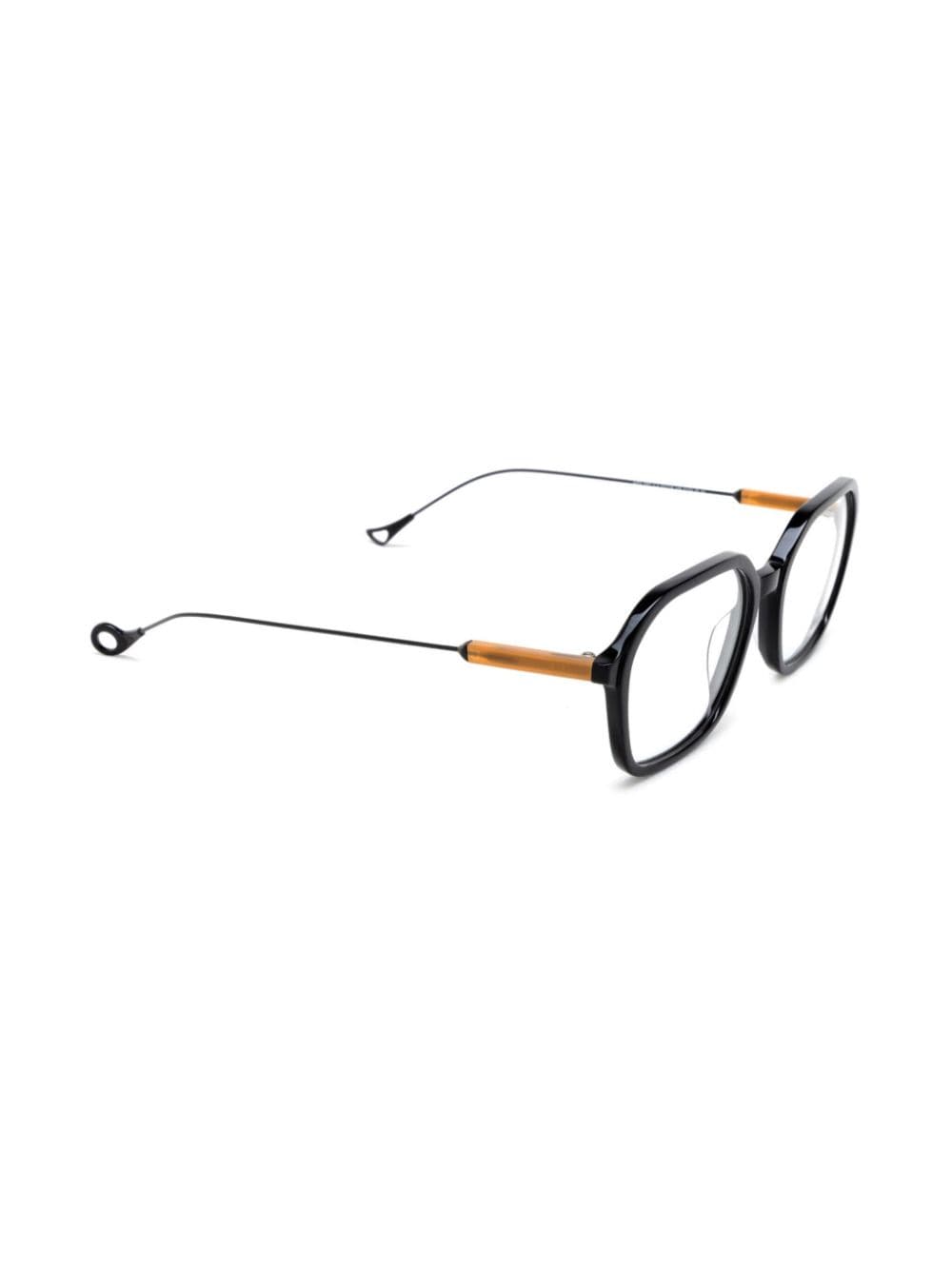 Shop Eyepetizer Aida Square-frame Glasses In Schwarz