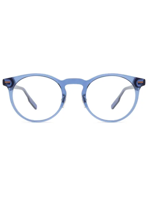 Zegna round-frame glasses