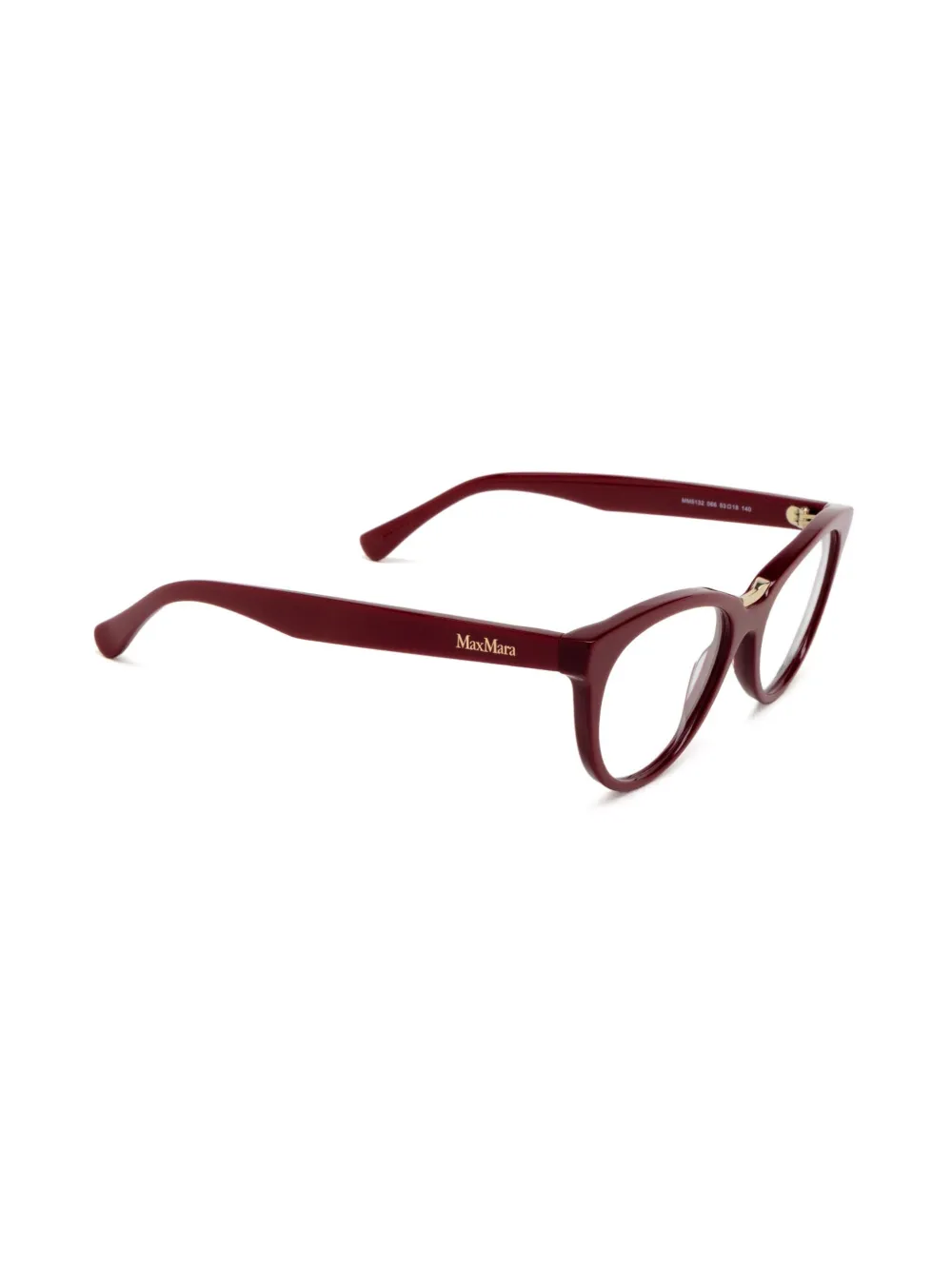 Max Mara Eyewear Bril met cat-eye montuur - Rood