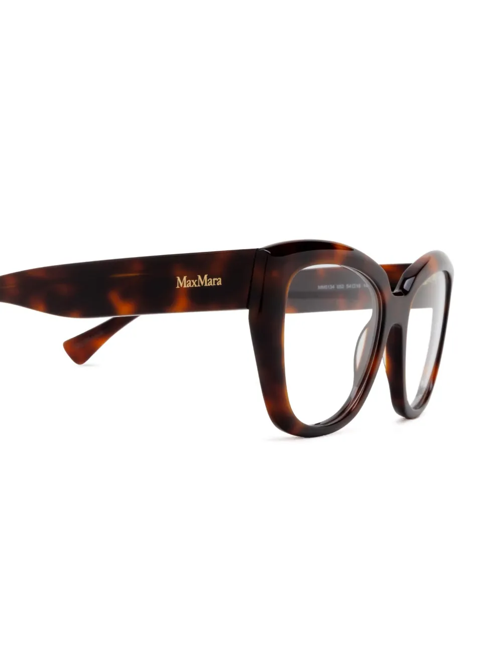 Max Mara Eyewear Bril met vierkant montuur Bruin