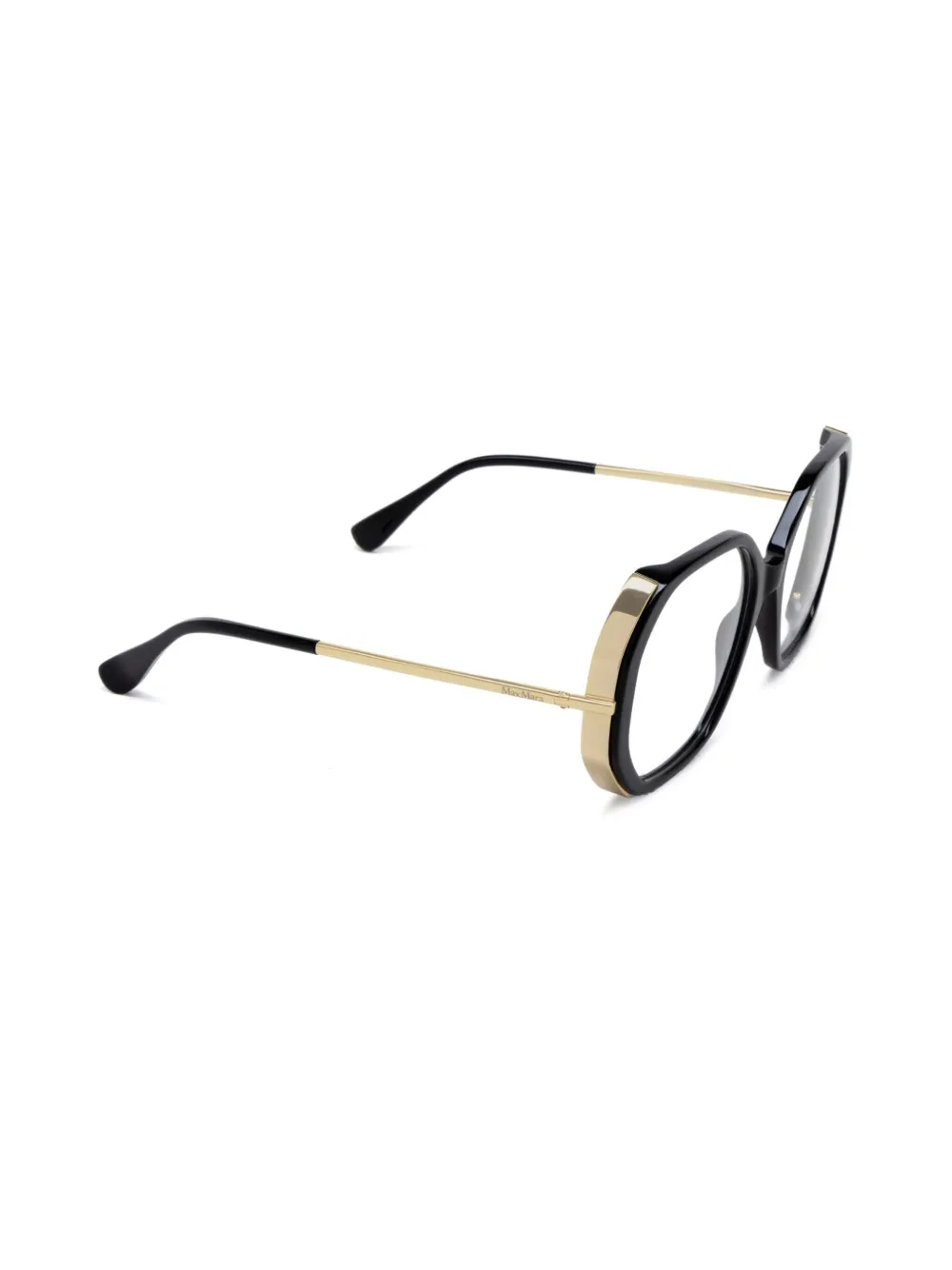 Max Mara Eyewear Bril met geometrisch montuur - Zwart