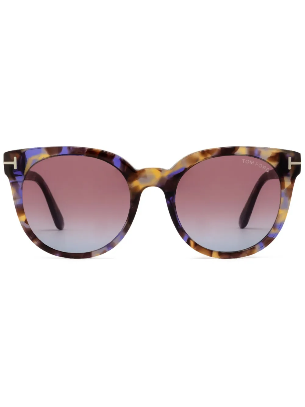 TOM FORD Eyewear Zonnebril met vierkant montuur Bruin