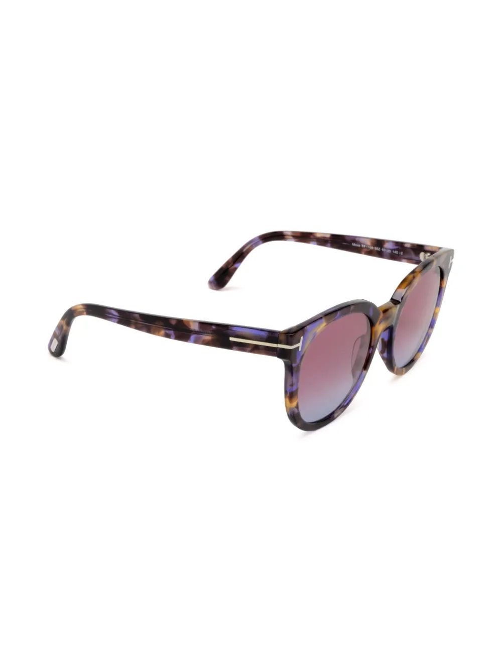 TOM FORD Eyewear Zonnebril met vierkant montuur Bruin