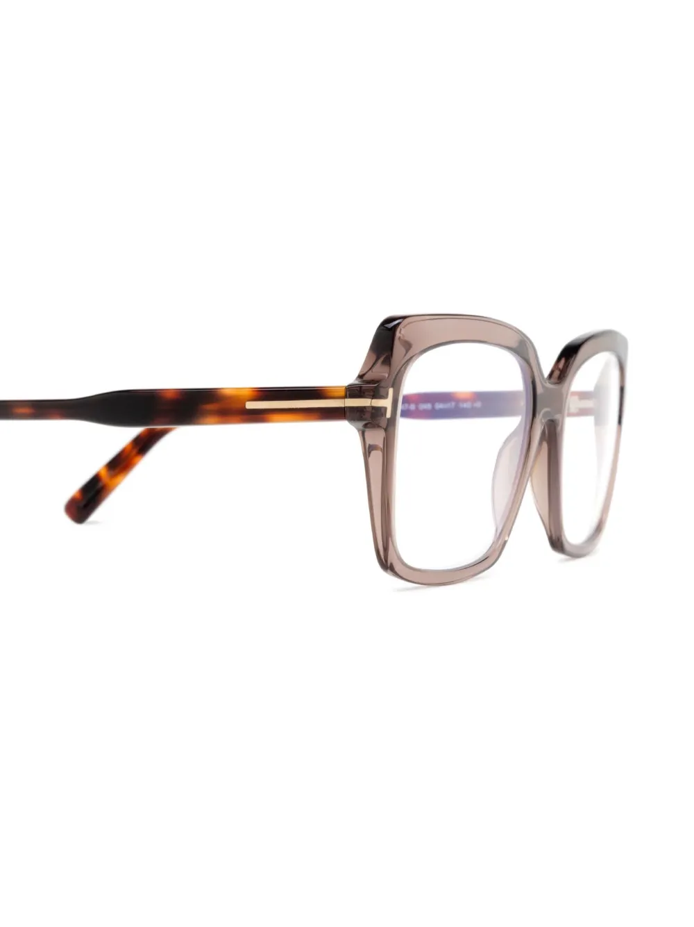 Tom Ford Oversize Frame Glasses In Brown