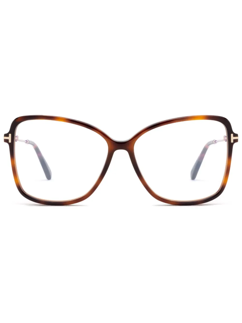 Tom Ford Butterfly Frame Glasses In Brown