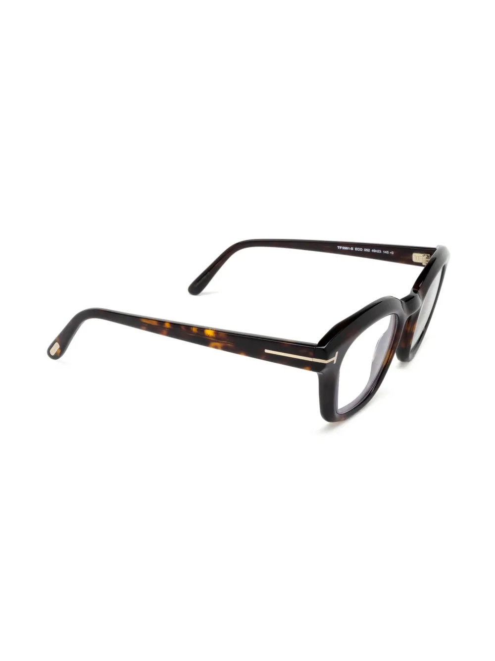 TOM FORD Eyewear Bril met vierkant montuur - Bruin