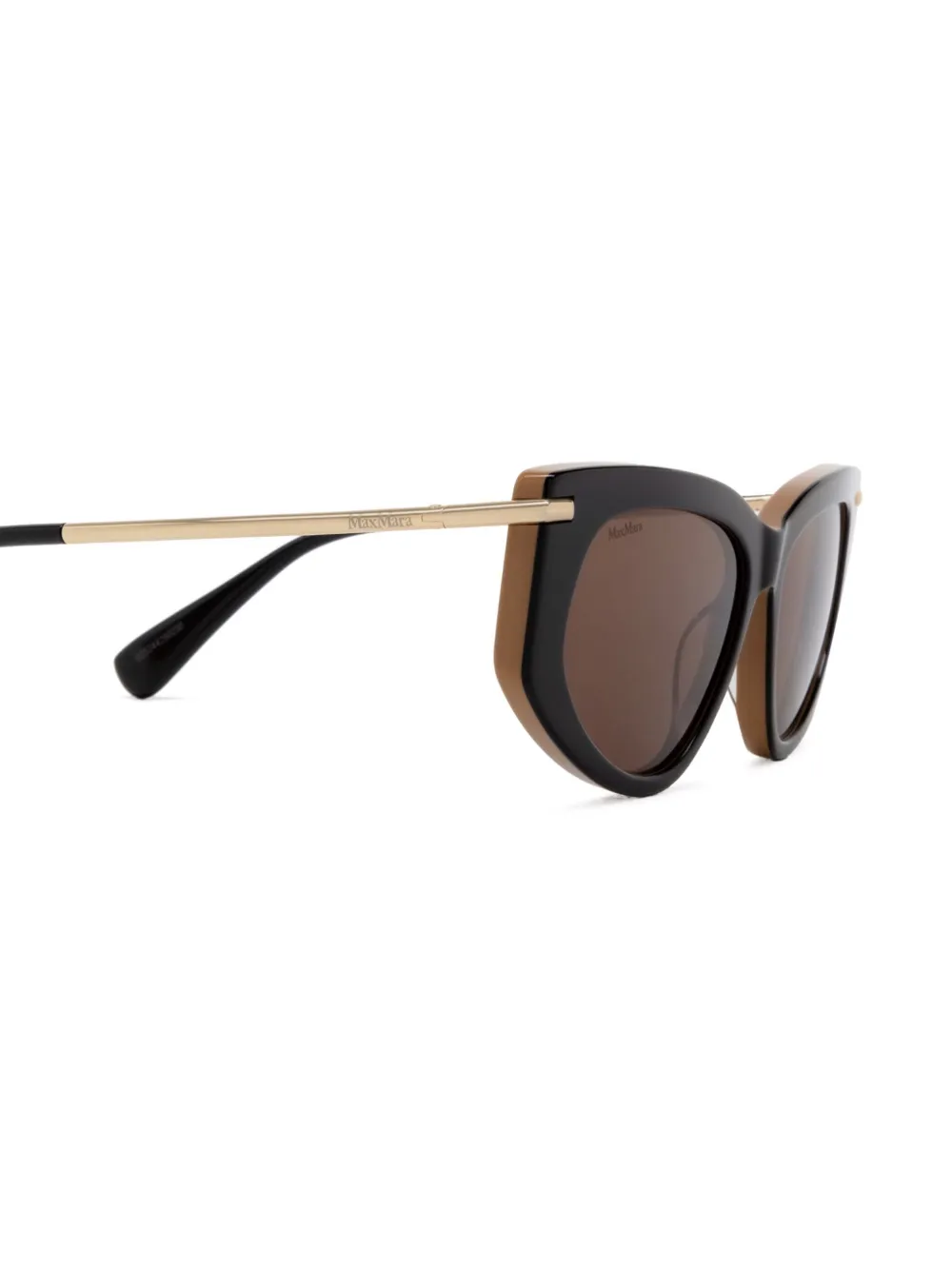 Max Mara Eyewear Beth zonnebril Bruin