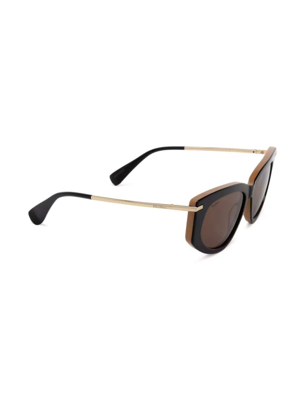 Max Mara Eyewear Beth zonnebril Bruin