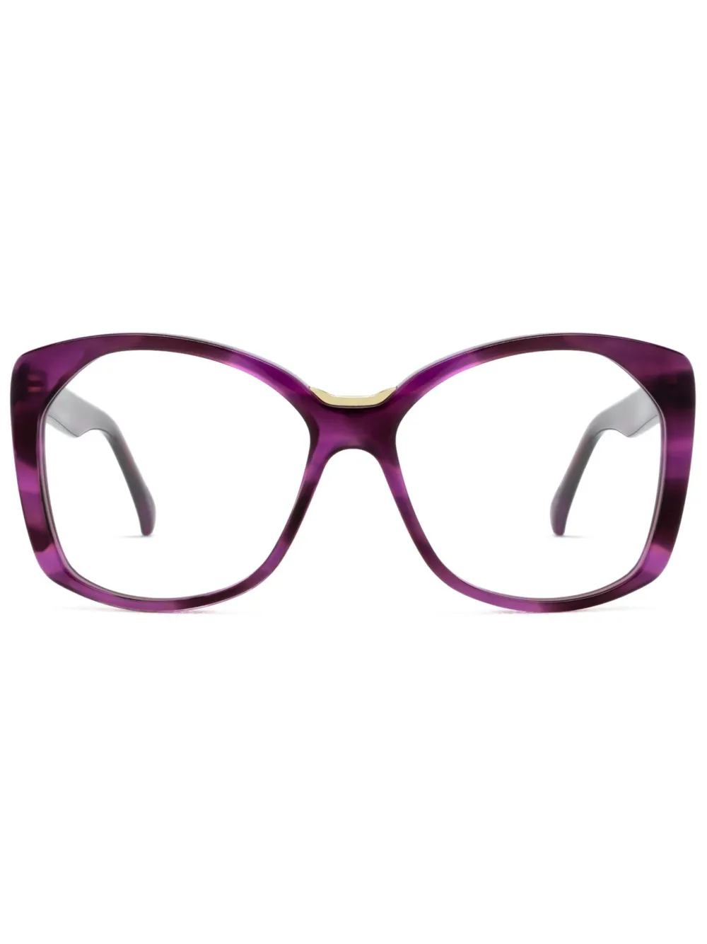 Max Mara Eyewear Brille mit Butterfly-Gestell - Violett