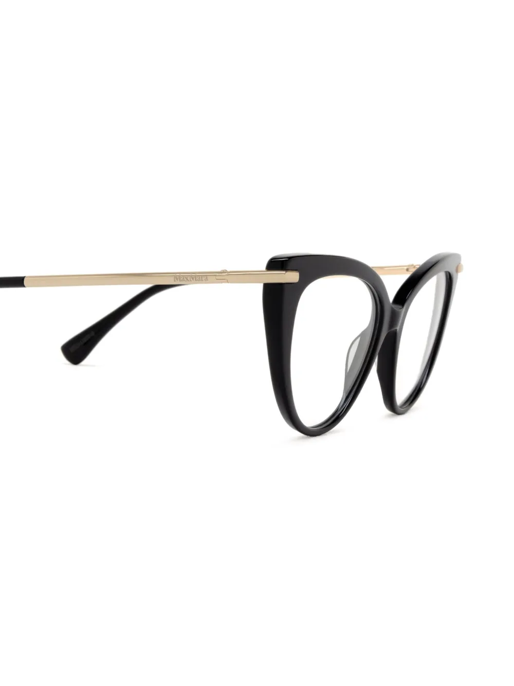 Max Mara Eyewear Bril met cat-eye montuur Zwart