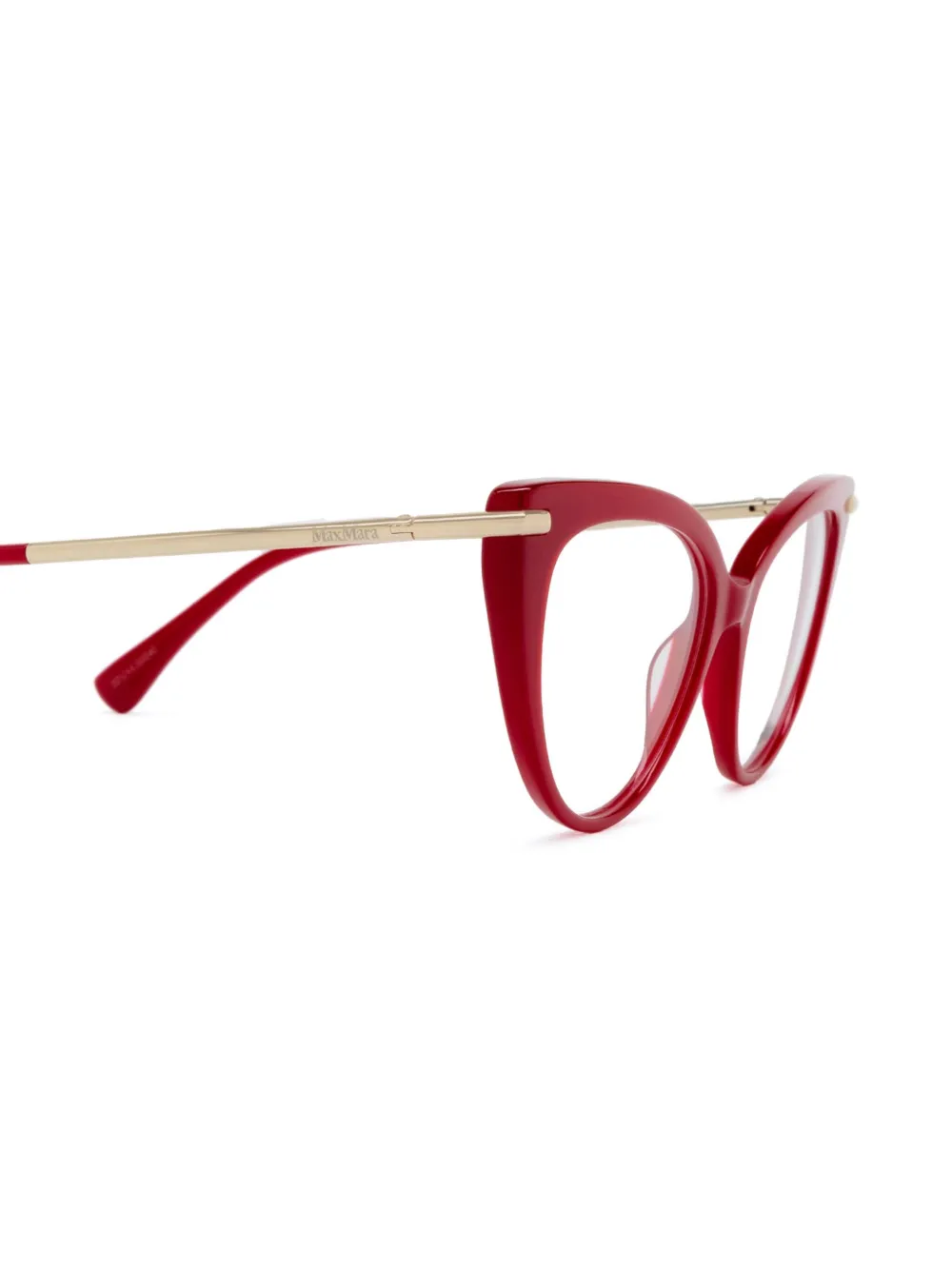 Max Mara Eyewear Bril met cat-eye montuur Rood