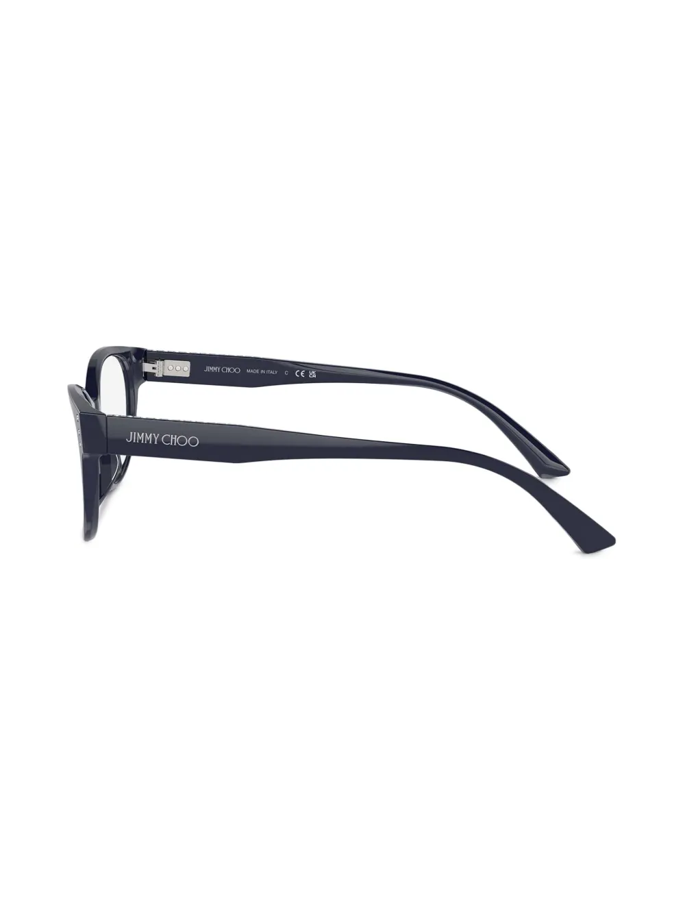 Jimmy Choo Eyewear Bril met ovaal montuur Blauw