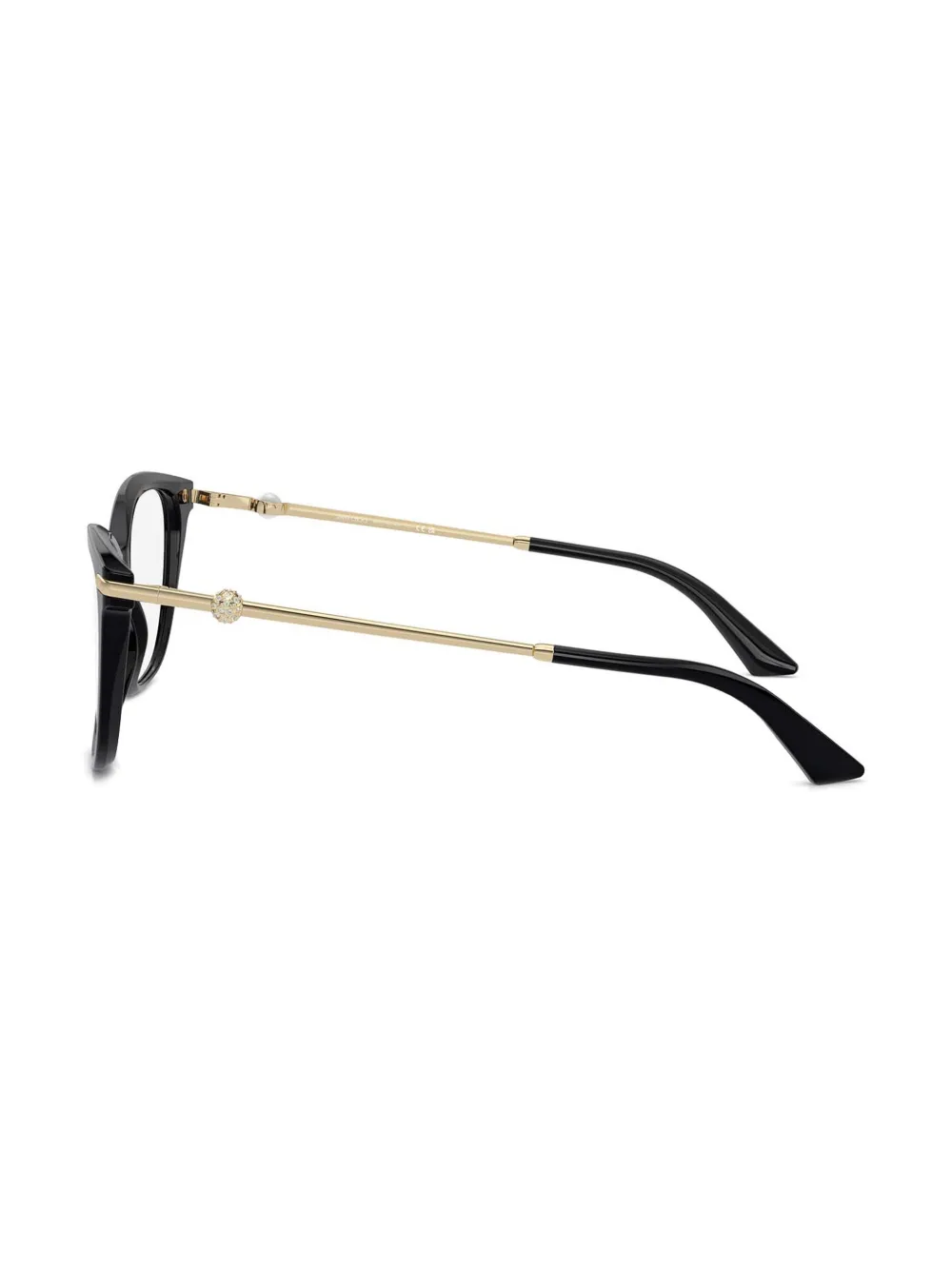 Jimmy Choo Eyewear Bril met vierkant montuur Zwart