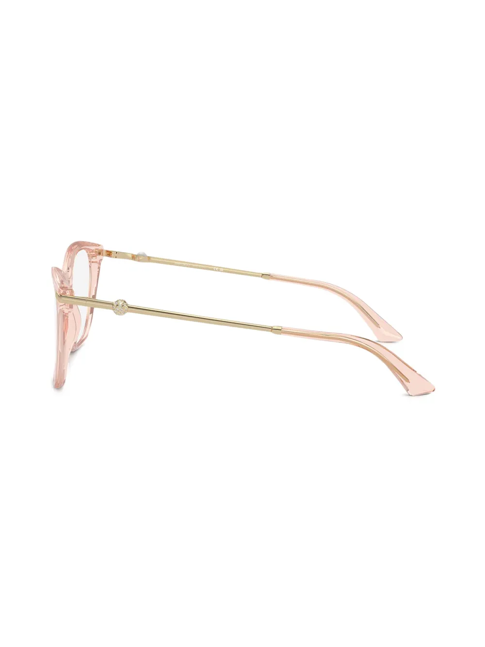 Jimmy Choo Eyewear Bril met vierkant montuur Roze
