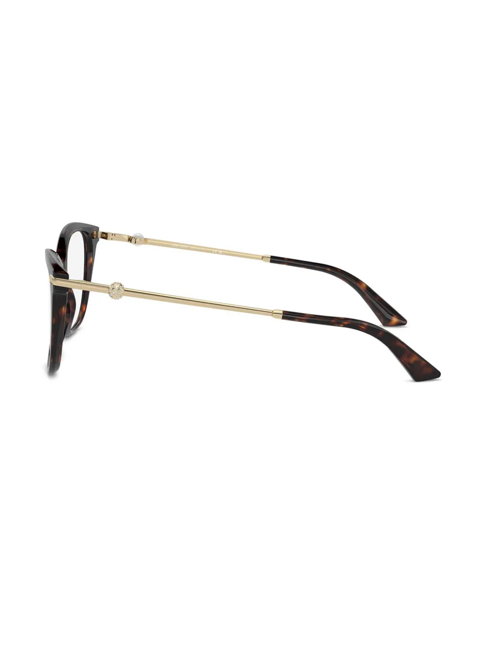 Jimmy Choo Eyewear Bril met vierkant montuur Bruin