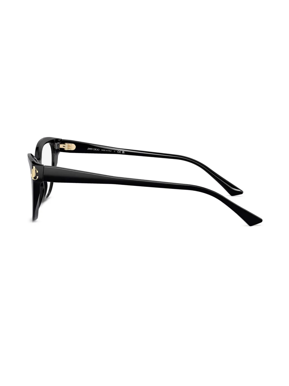 Jimmy Choo Eyewear Bril met cat-eye montuur Zwart