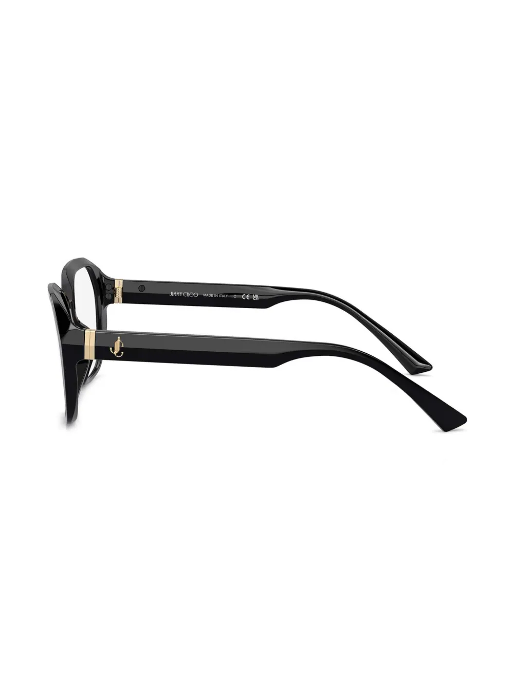 Jimmy Choo Eyewear Oversized-frame Glasses - Black 