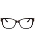 Jimmy Choo Eyewear tortoiseshell-effect glasses - Brown