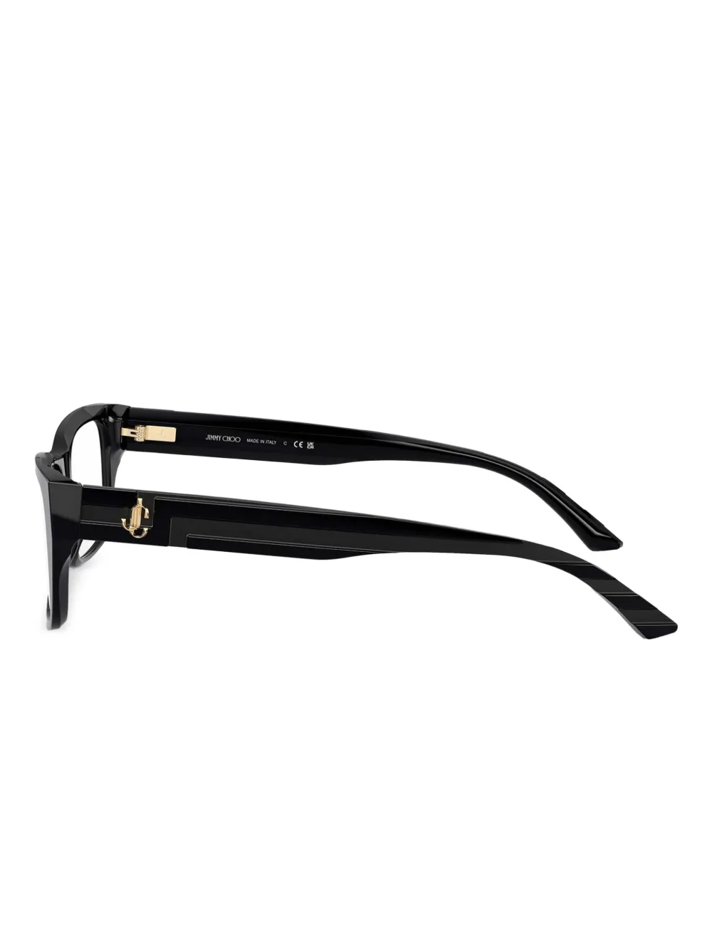 Jimmy Choo Eyewear Bril met cat-eye montuur Zwart