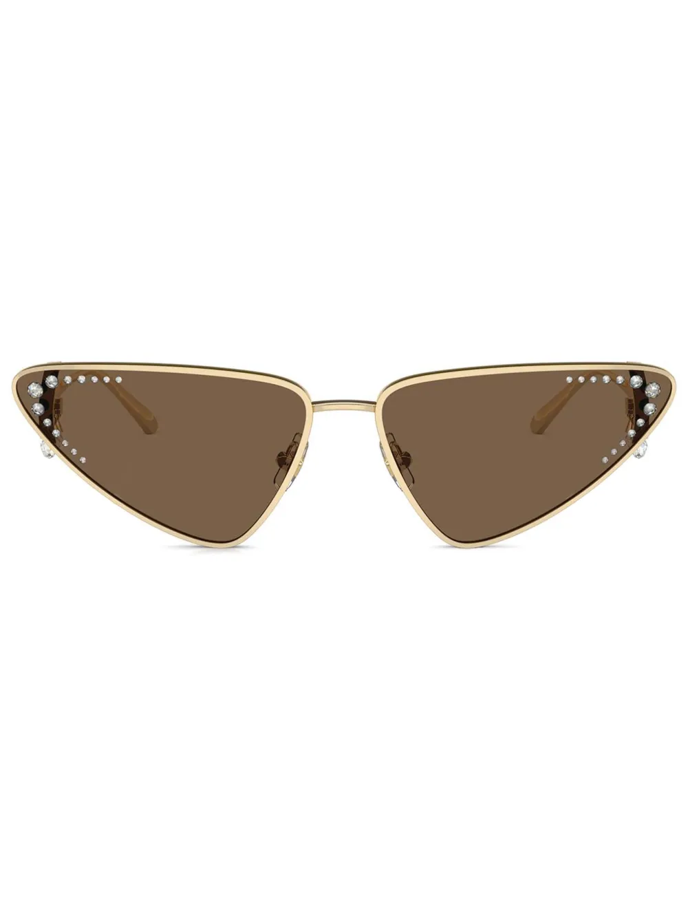 Jimmy Choo Eyewear Occhiali da sole cat-eye - Oro