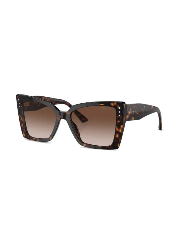 Jimmy Choo Eyewear JC5001B Sunglasses Brown FARFETCH IN