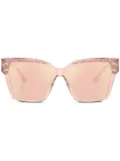 Jimmy Choo Eyewear square-frame sunglasses - Pink