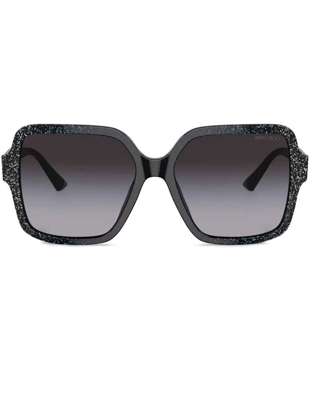 Jimmy Choo Eyewear Zonnebril met vierkant montuur Zwart