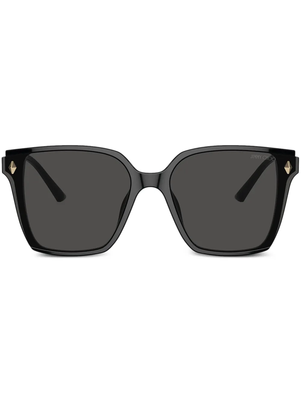 Jimmy Choo Eyewear Zonnebril met vlinder montuur Zwart
