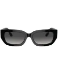 Jimmy Choo Eyewear rectangle-frame sunglasses - Black