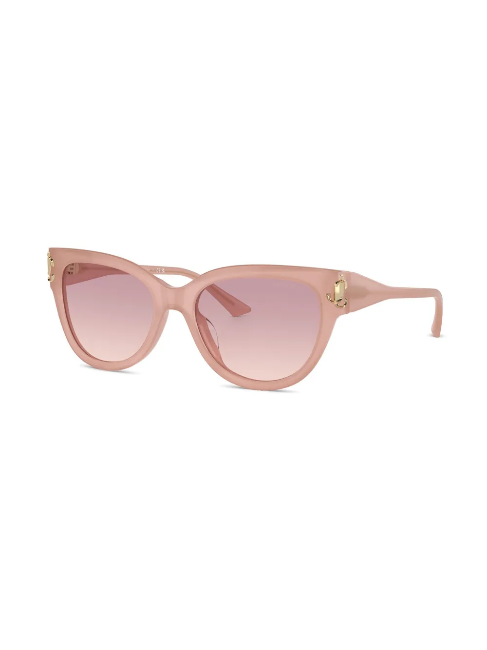 Jimmy Choo Eyewear Zonnebril met logoplakkaat - Roze