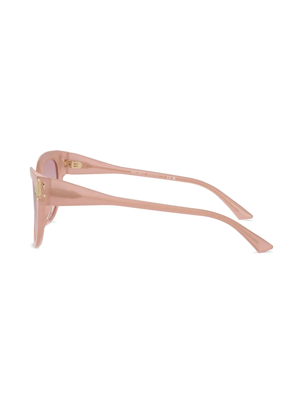 Jimmy Choo Eyewear Zonnebril met logoplakkaat Roze