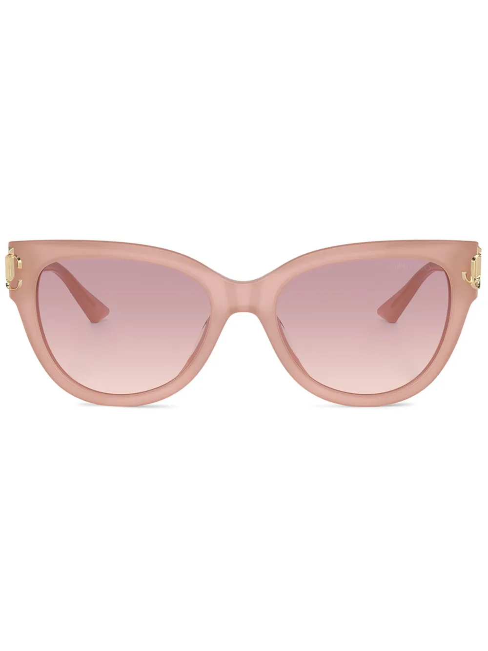 Jimmy Choo Eyewear Occhiali da sole con placca logo - Rosa
