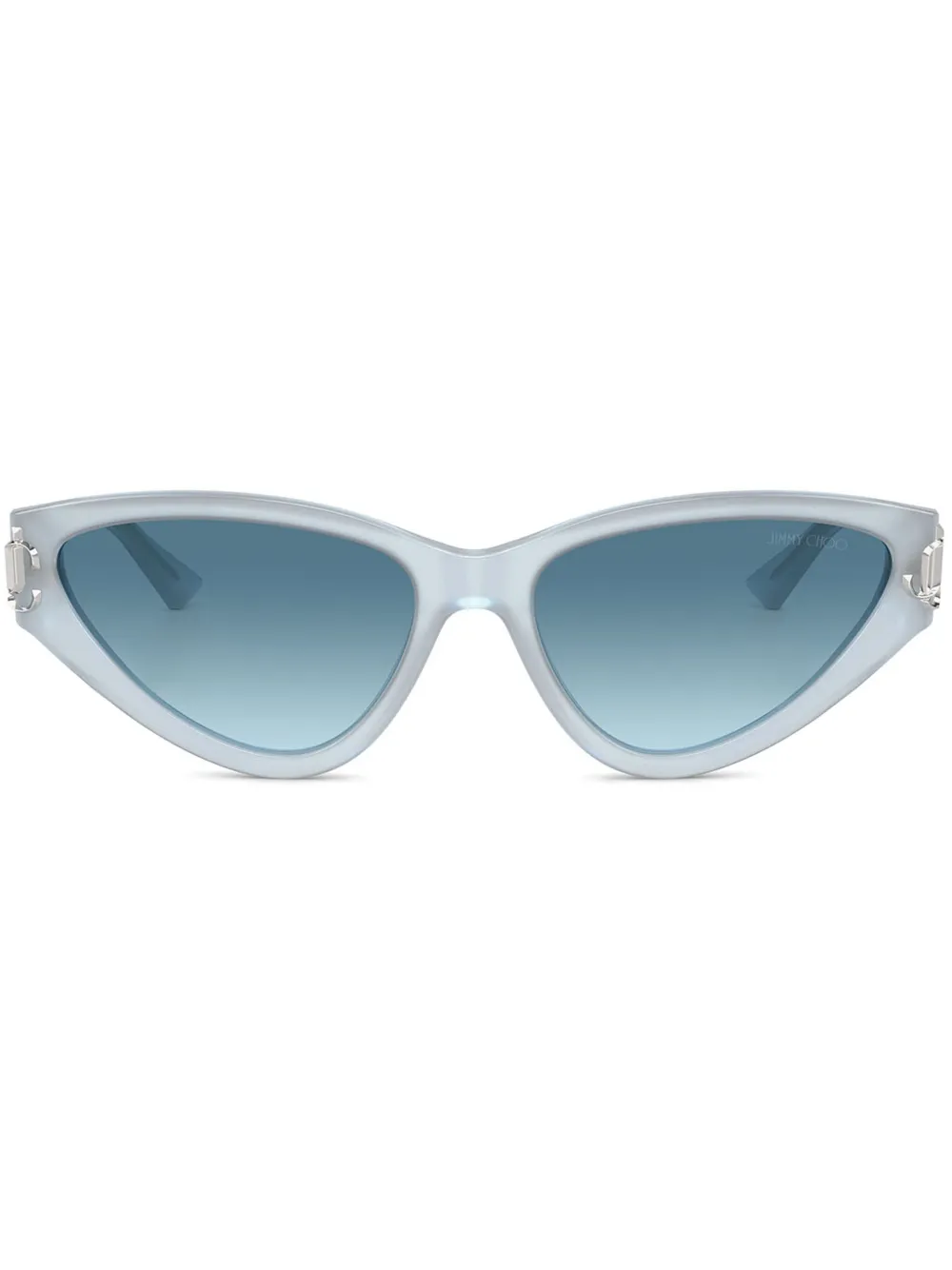 Jimmy Choo Eyewear Zonnebril met cat-eye montuur Blauw