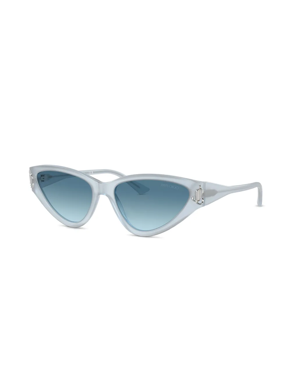 Jimmy Choo Eyewear Zonnebril met cat-eye montuur Blauw