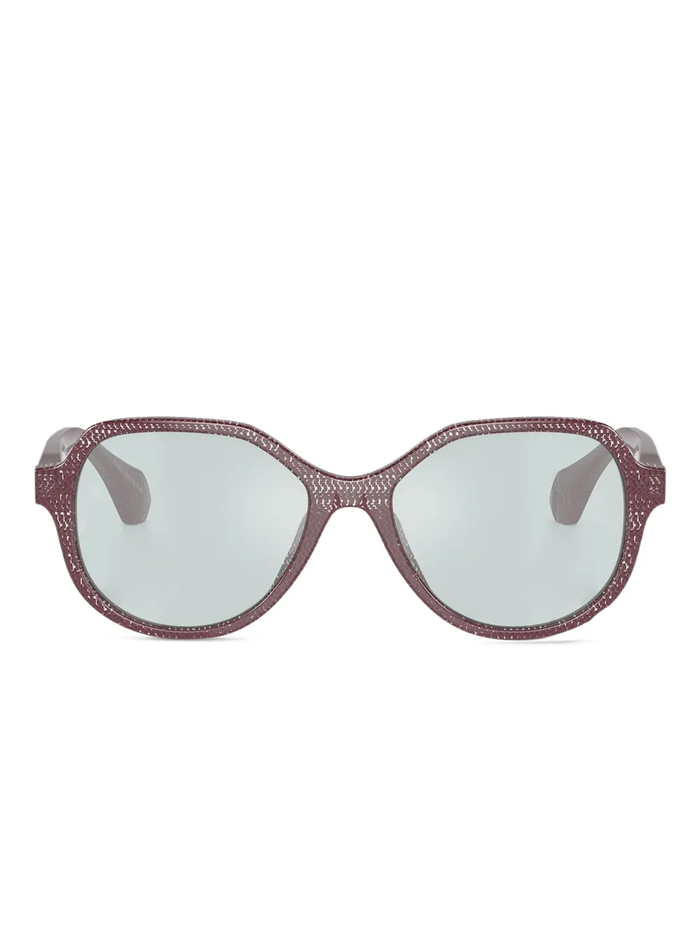 Alain Mikli pointillé geometric sunglasses | Red | Image 1