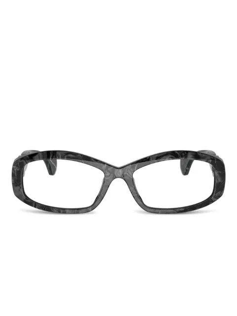 Alain Mikli patterned rectangle glasses