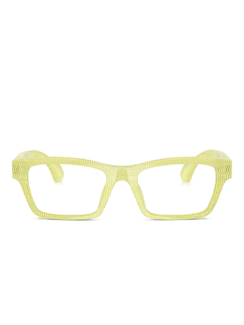Alain Mikli lentes con armazón rectangular | amarillo | Image 1