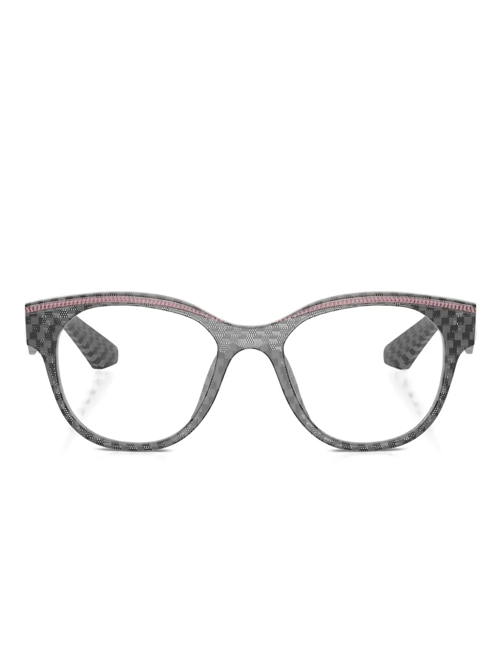 Alain Mikli A03520 Damier Black Grey / Point Pink - Grigio
