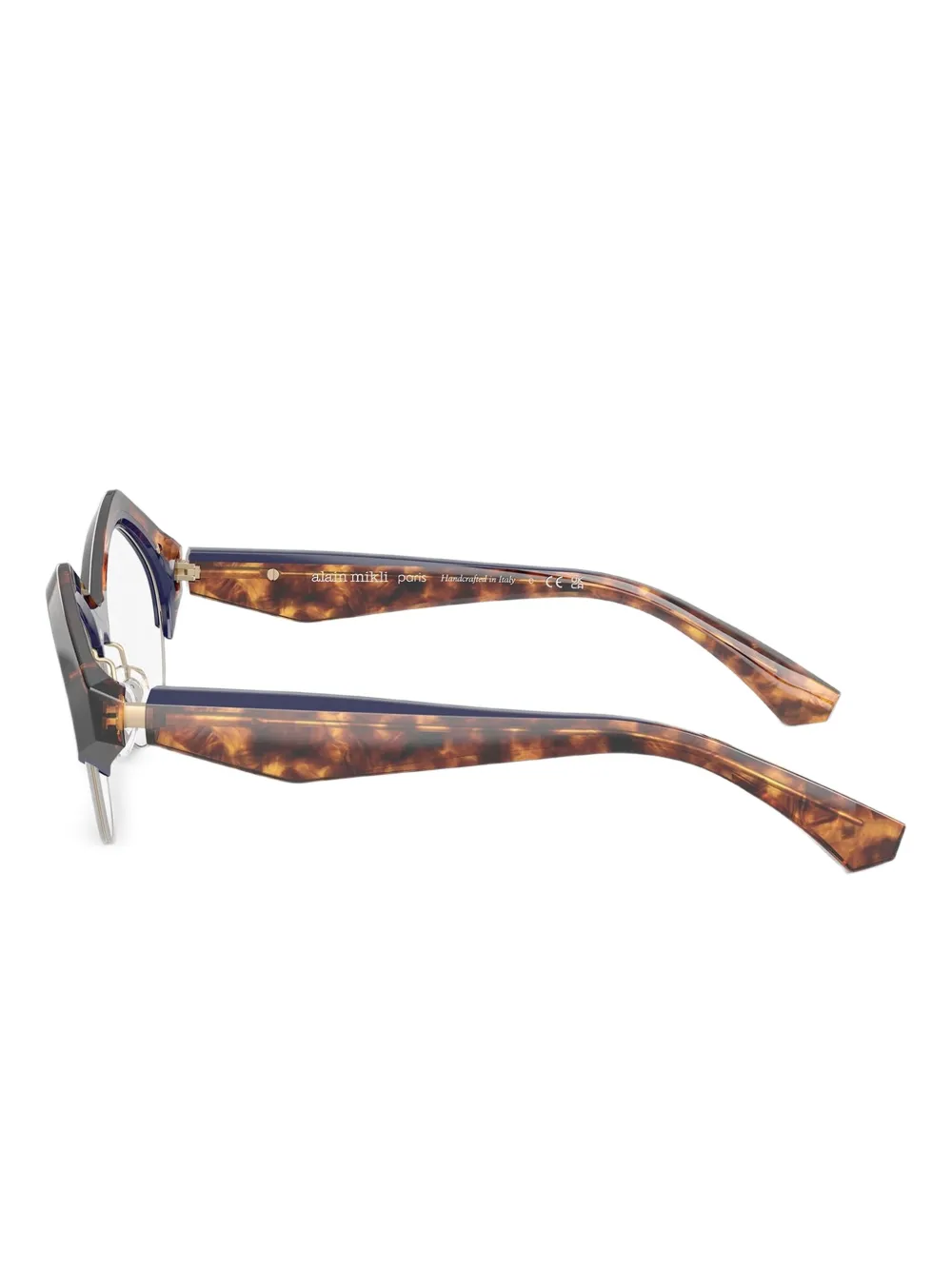  Alain Mikli Tortoiseshell Geometric-frame Glasses - Brown 