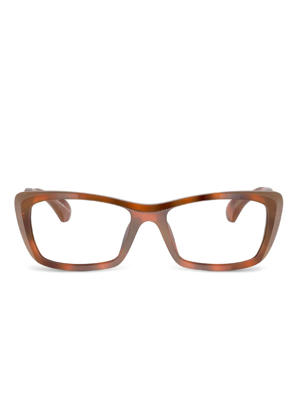 Alain Mikli rectangle-frame glasses | Brown | Image 1