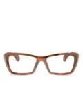 Alain Mikli rectangle-frame glasses - Brown