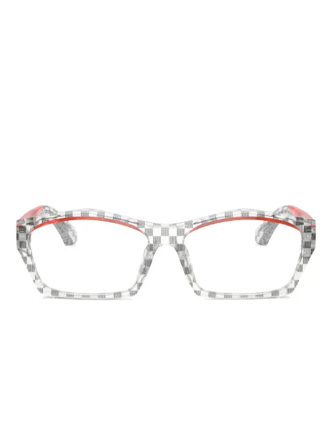 Alain Mikli check-pattern glasses