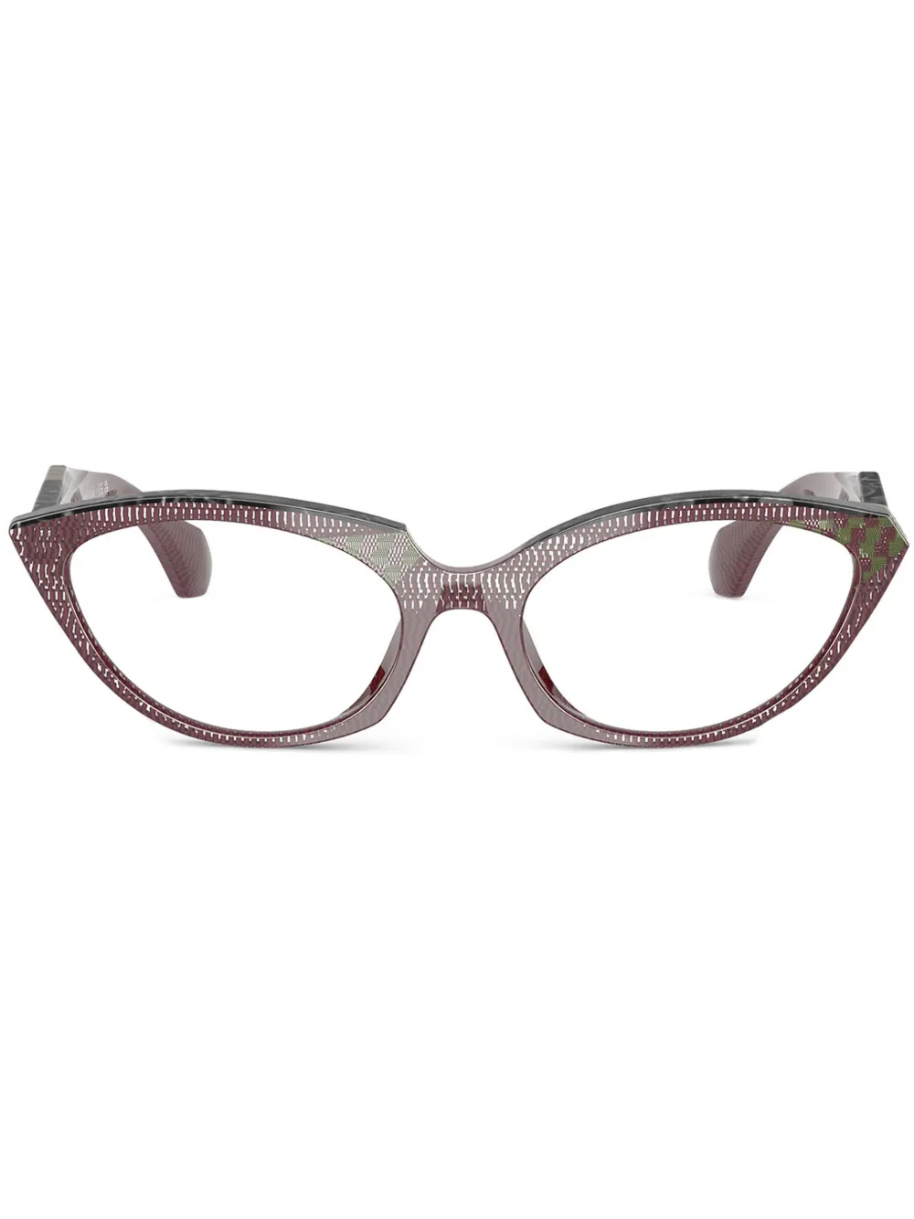 Alain Mikli lunettes de vue à monture papillon | marron | Image 1