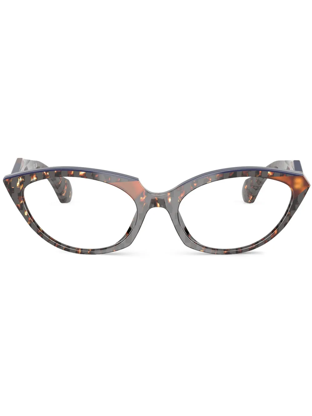 Alain Mikli lunettes de vue à monture papillon | marron | Image 1