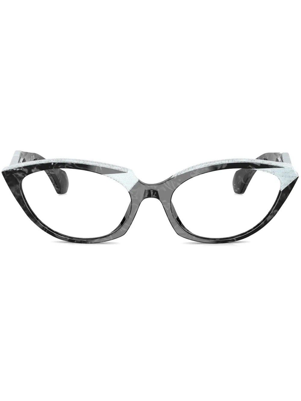 Alain Mikli lunettes de vue à monture papillon | noir | Image 1