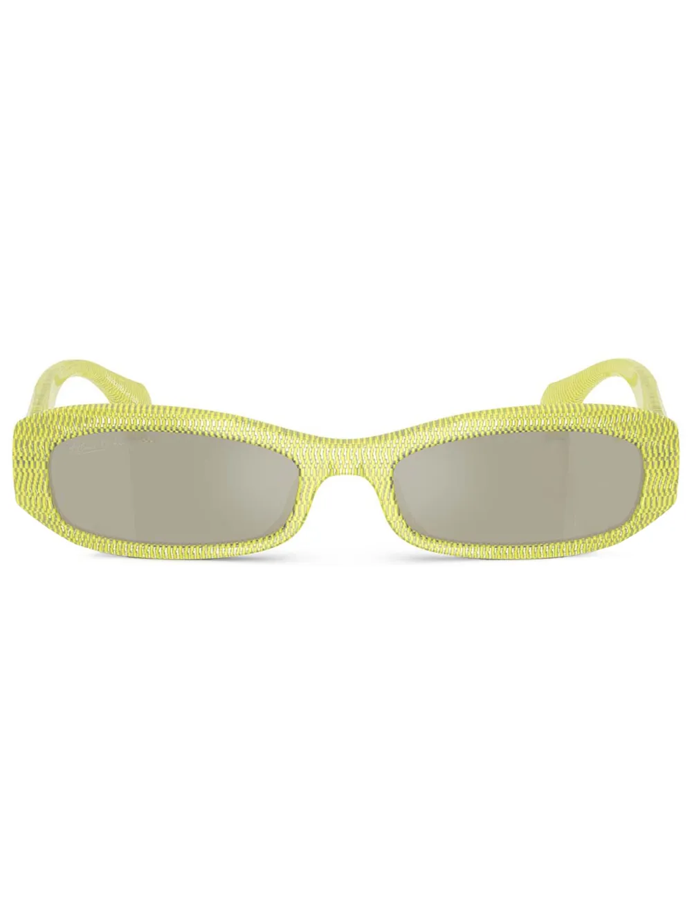 Alain Mikli lentes de sol con armazón rectangular | verde | Image 1
