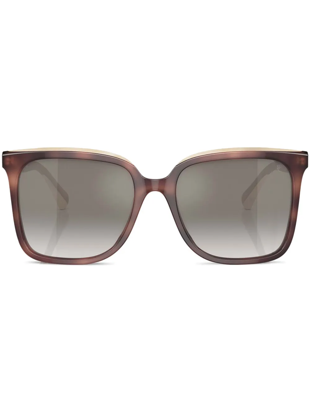 Brunello Cucinelli Zonnebril met logoprint Bruin