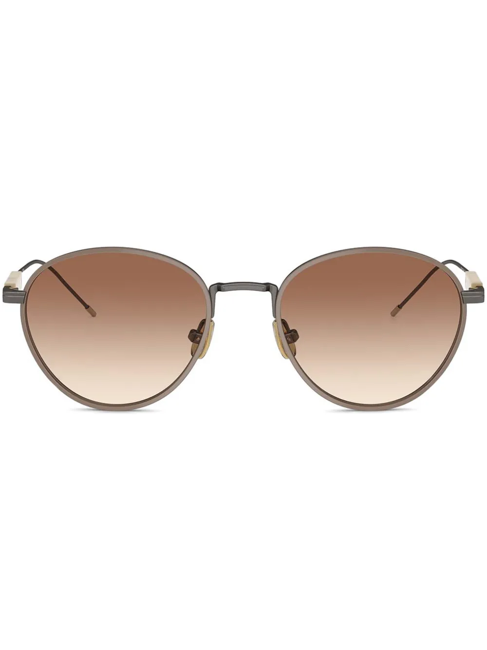 Brunello Cucinelli round-frame glasses | Grey | Image 1